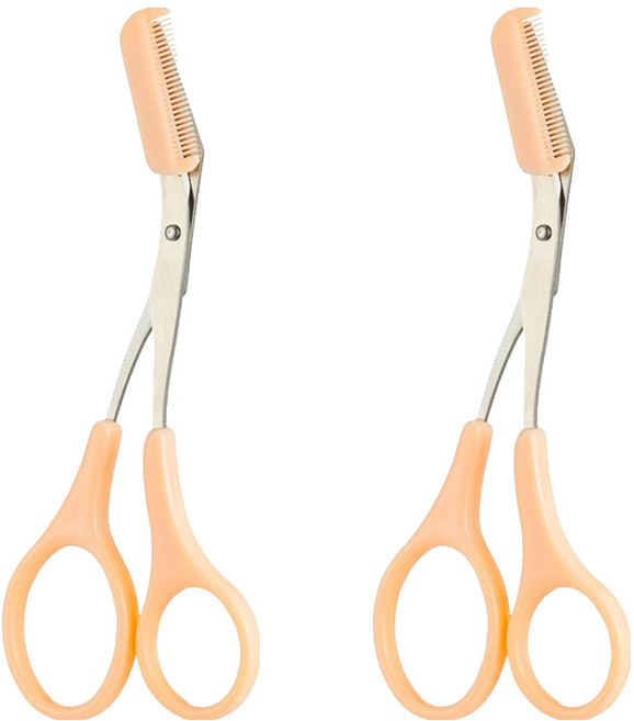 더페이스샵 데일리 뷰티툴즈 눈썹 가위, 혼합색상, 2개