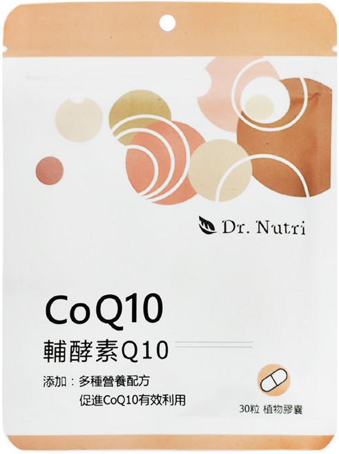 Dr.Nutri 輔酵素Q10, 30顆, 570mg, 1袋
