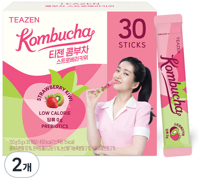 티젠 콤부차 스트로베리키위, 5g, 30개입, 2개