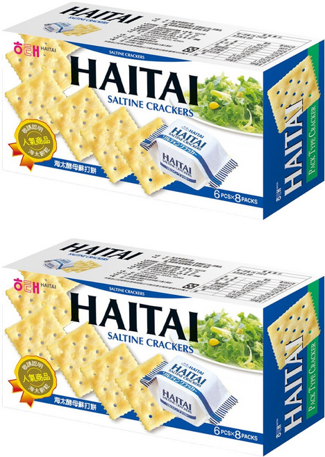 HAITAI 海太 酵母蘇打餅, 162g, 2盒