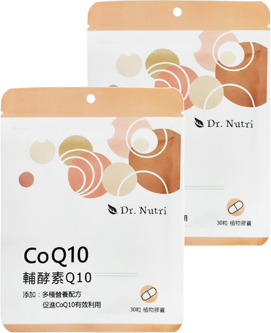 Dr.Nutri 輔酵素Q10, 30顆, 570mg, 2袋