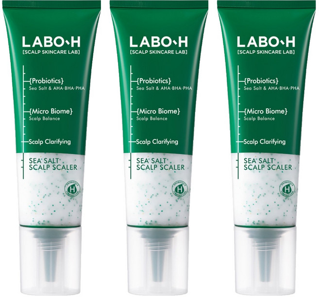 라보에이치 두피강화 클리닉 스칼프 스케일러, 208g, 3개