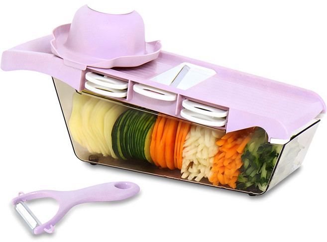 리빙선데이 스마트 6종 채칼 세트, 혼합색상, 1세트