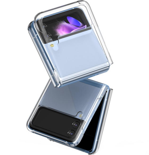 누아트 변색없이 투명한 어센틱클리어 하드 휴대폰 케이스