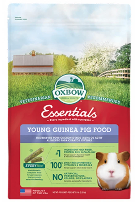 옥스보우 기니피그 알파파 펠렛 사료, 2.25kg, 1개 - 쿠팡