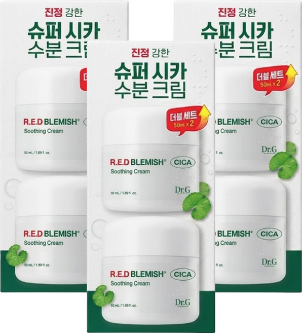 닥터지 레드 블레미쉬 시카 수딩 크림, 50ml, 6개