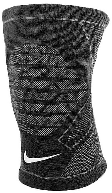 NIKE 耐吉 PRO KNITTED 針織護膝套, 黑色, 1個