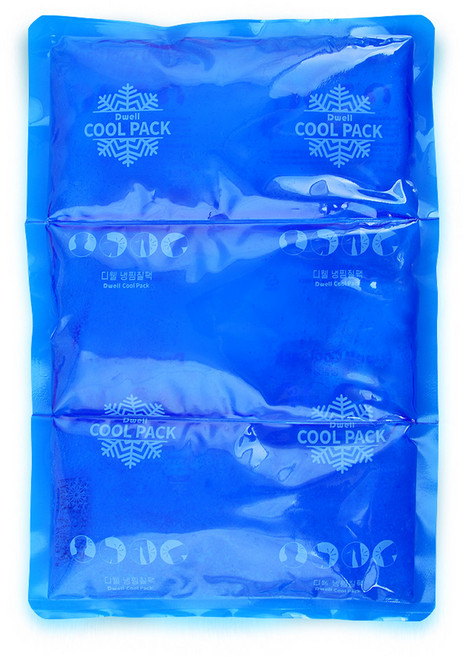 디웰 냉찜질팩 3단 대형 19.6 x 30 cm, 1개