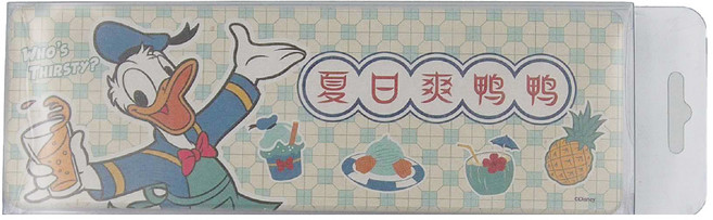 收納王妃 唐老鴨洗漱墊 24 x 8 x 0.9cm, 夏日甜品, 2個