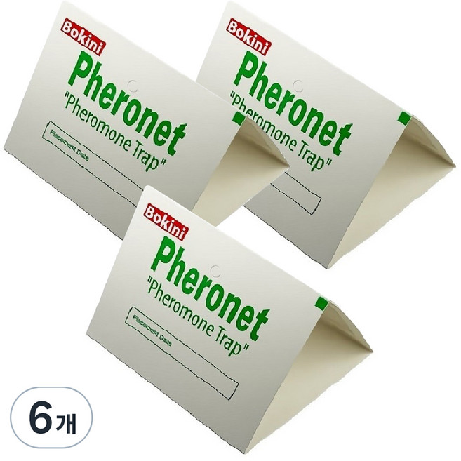 보키니 화랑곡나방 권연벌레 페로몬 트랩 중, 6개