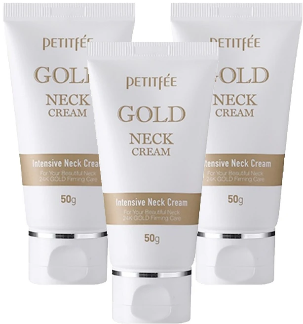 쁘띠페 골드 넥크림, 50g, 3개 - 쿠팡