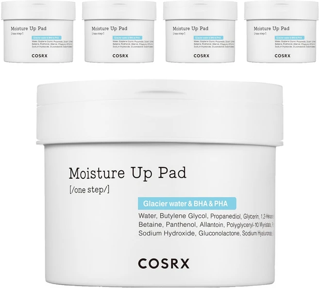 코스알엑스 원스텝 모이스쳐 업 패드 140ml 70매, 70개입, 5개 - 쿠팡
