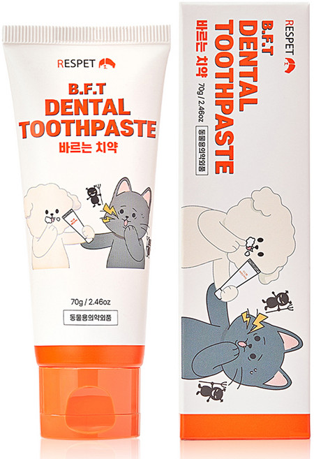 리스펫랩 반려동물 바르는 치약, 70g, 1개