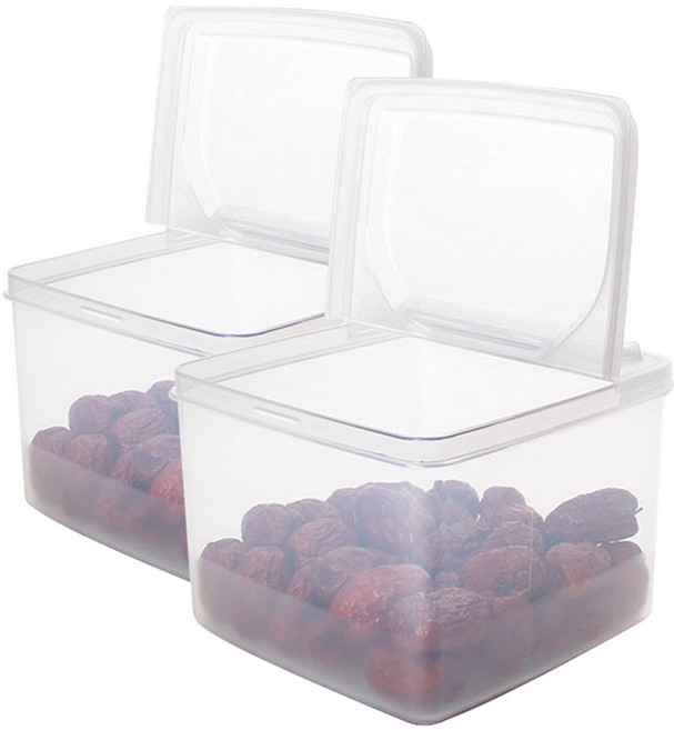 나카야 스탠딩 캐니스터 밀폐용기, 2개, 1.3L