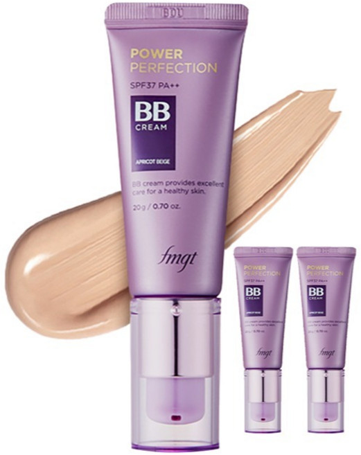 fmgt 파워 퍼펙션 비비크림 SPF37 PA++, V203 내추럴 베이지, 20g, 3개