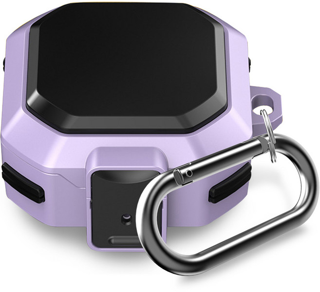 GOOSPERY 防丟失防撞硬殼耳機保護殼, Galaxy Buds FE / Buds2 Pro / Buds2 / Buds Pro / Buds Live, 紫丁香色
