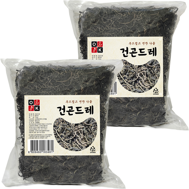 오케이식품 건곤드레, 100g, 2개