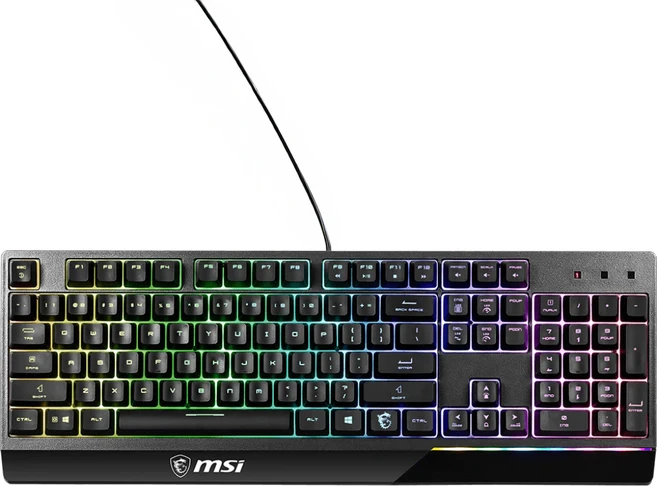 msi 微星 電競鍵盤 VIGOR, GK30, Mech-like Membrane, RGB