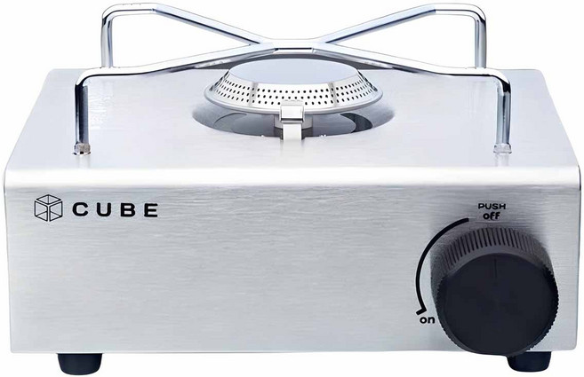 코베아 큐브 가스레인지 버너, 실버, 1개