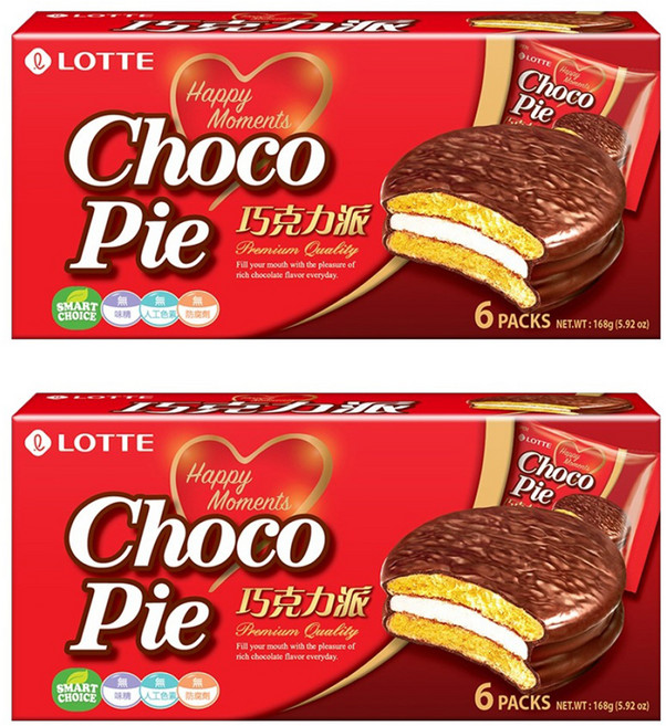 LOTTE 樂天 巧克力派 6顆