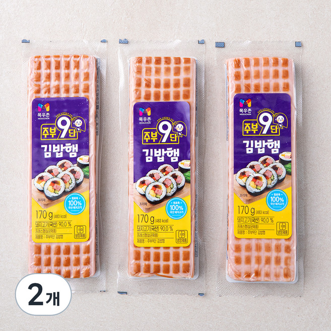 주부구단 목우촌 김밥햄, 170g, 6개