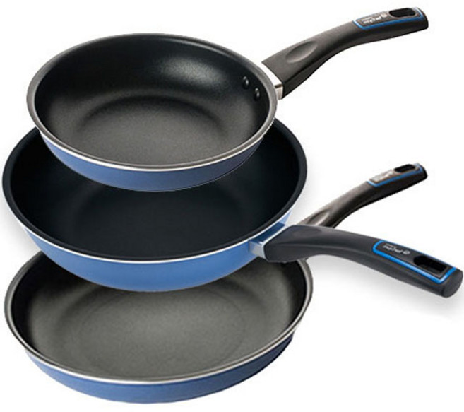 마이셰프 인덕션 퓨어 라이트 IH 팬 3종 세트 3개, 애쉬블루, 프라이팬 20cm + 28cm + 궁중팬 28cm, 1세트