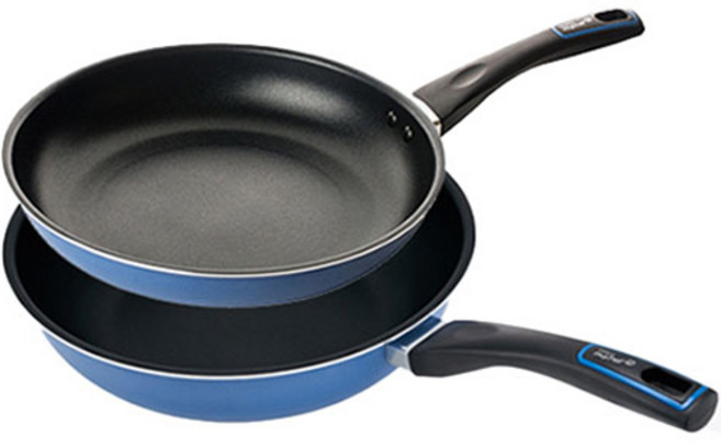 마이셰프 인덕션 퓨어 라이트 IH 팬 2종, 애쉬블루, 프라이팬 28cm + 궁중팬 28cm, 1세트