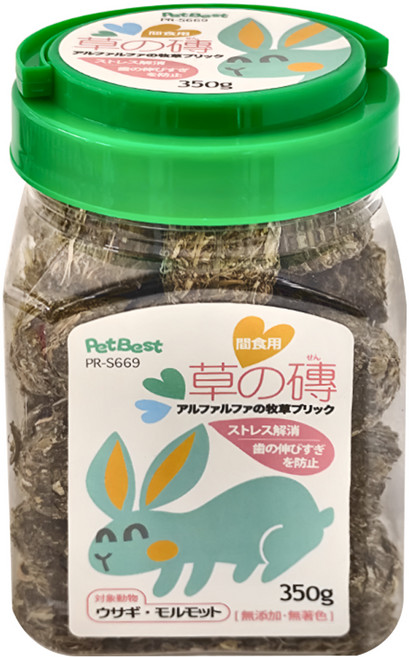 PetBest 我愛飯糰屋 苜蓿草草磚, 1罐