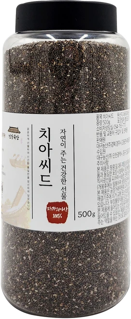 건강곡간 치아씨드 통, 500g, 1개 - 쿠팡