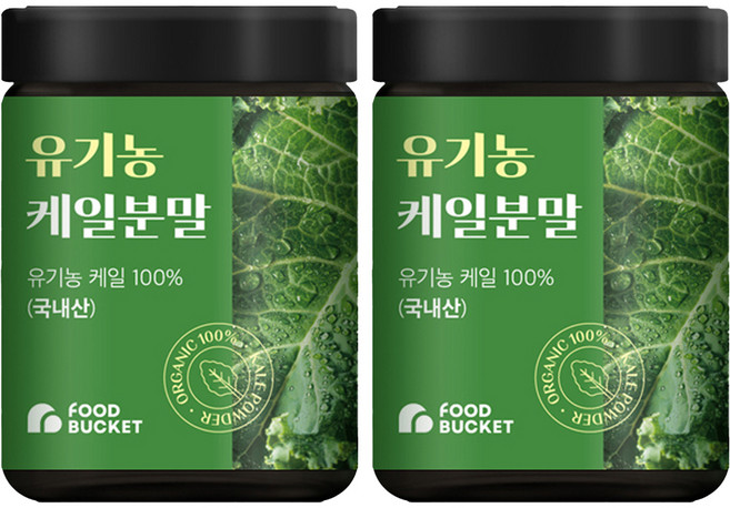 푸드버킷 유기농 케일분말, 100g, 2개