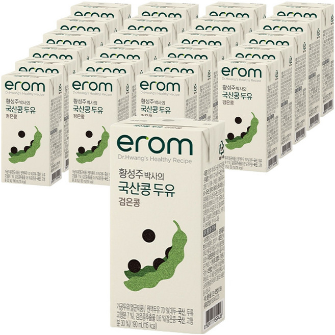 erom 黑豆奶, 190ml, 24個