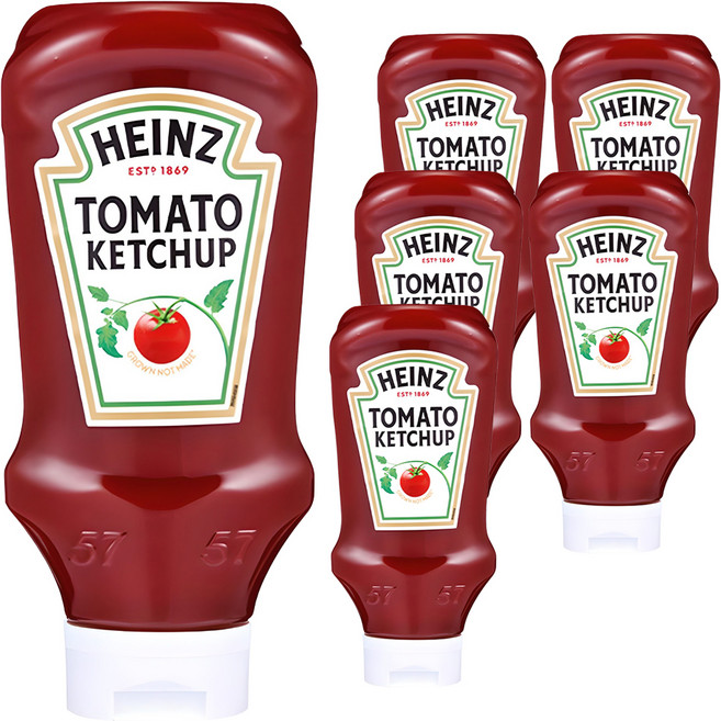 하인즈 토마토 케찹, 570g, 6개