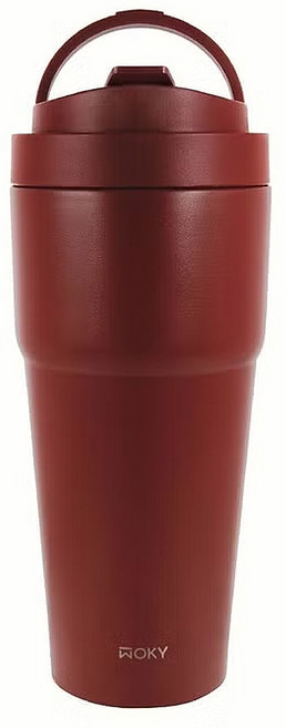 WOKY 沃廚 台灣公司貨 二代渾圓杯鈦陶瓷, 普洱, 770ml, 1個