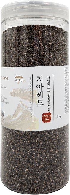 건강곡간 치아씨드 통, 1kg, 1개