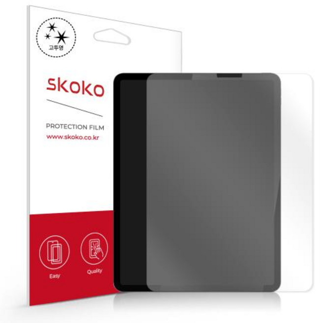 스코코 고투명 태블릿PC 액정보호필름세트, 1개