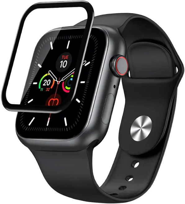 TOTU 拓途 PG-7系列 Apple Watch高清保護貼, 透明 + 黑框, 1個