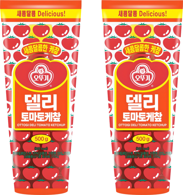 오뚜기 델리 토마토 케찹, 500g, 2개