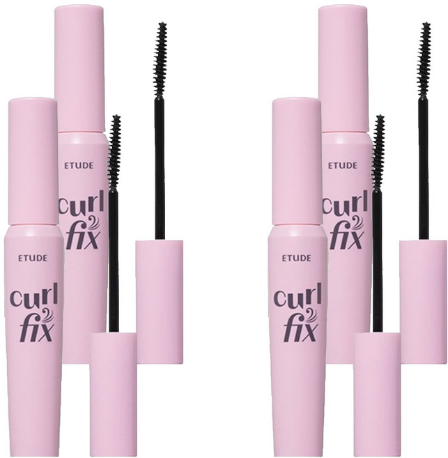 에뛰드 컬 픽스 마스카라 8g, 그레이브라운, 4개