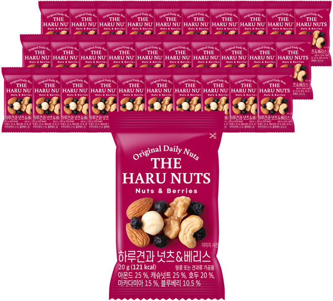 하루견과 넛츠 앤 베리스, 20g, 30개