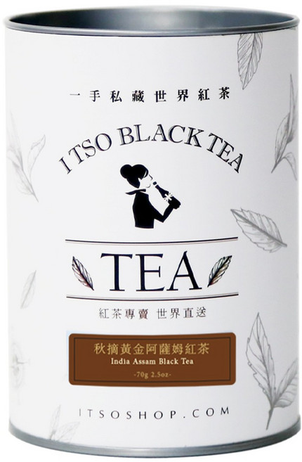 ITSO 一手私藏 秋摘黃金阿薩姆紅茶茶葉, 1入, 1罐, 70g