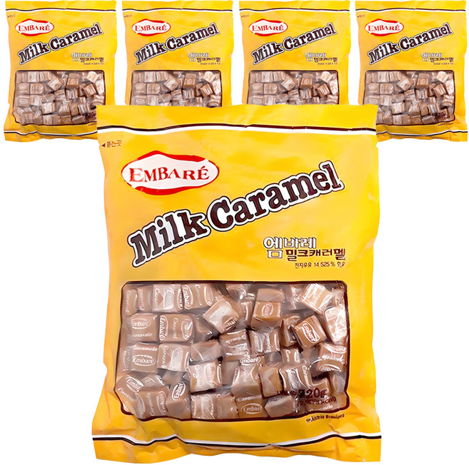 엠바레 밀크캐러멜, 720g, 5개