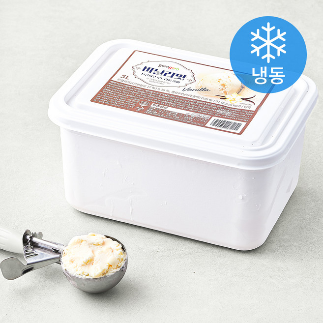 곰곰 바닐라맛 빙과 (냉동), 5L, 1개입, 1개
