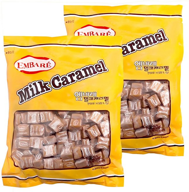 엠바레 밀크캬라멜, 720g, 2개
