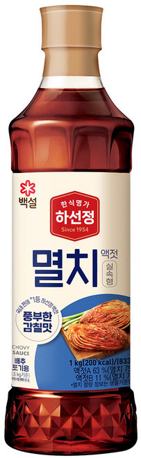 하선정 알뜰형 멸치액젓, 1kg, 1개