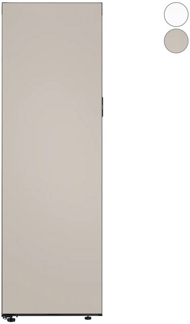 [색상선택형] 삼성전자 BESPOKE 냉장고 1도어 키친핏 409L 좌개폐 방문설치, 에센셜 베이지, RR40C7805AP