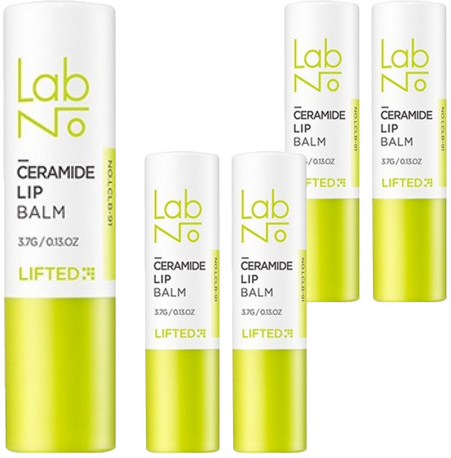 랩노 리프티드 세라마이드 립밤, 3.7g, 5개