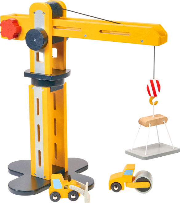 Mentari 迴旋建築吊車組 MT7905 適用年齡：3歲以上, 黃色 + 橘色, 1組