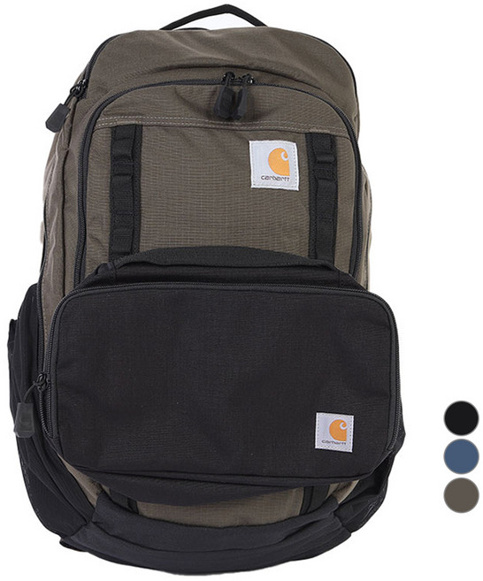 carhartt CORDURA 25L後背包+罐裝飲料保冷袋3入裝 B0000368, 棕色