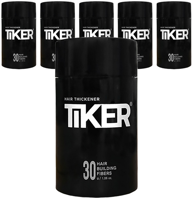 티커 분말형 흑채 30g, 흑색, 6개