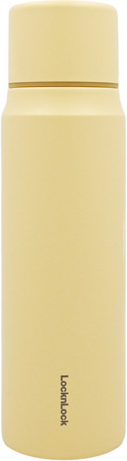 LocknLock 樂扣樂扣 Maman Cup 一鍵式真空保溫瓶, 黃色, 505ml, 1個